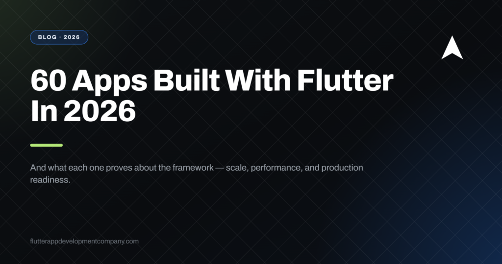 apps built with flutter